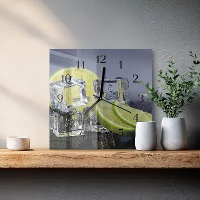 Reloj de pared cuadrado Frutas cítricas