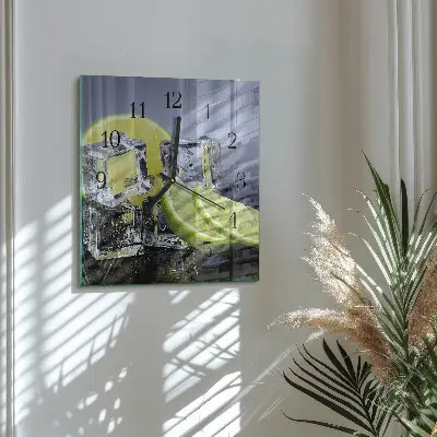 Reloj de pared cuadrado Frutas cítricas