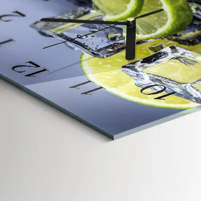 Reloj de pared cuadrado Frutas cítricas