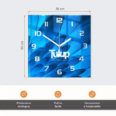 Reloj cuadrado Copas de árboles