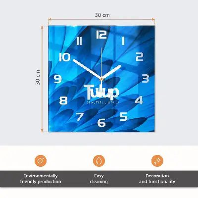 Reloj cuadrado Copas de árboles