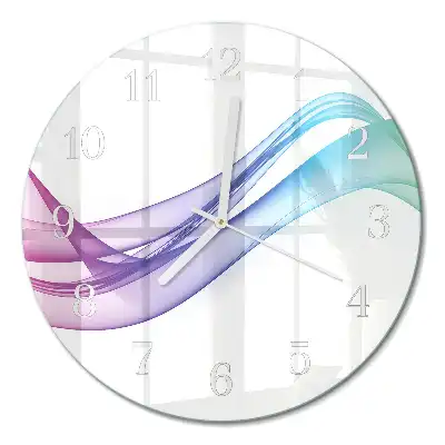 Redondo reloj redondo pared Líneas abstractas