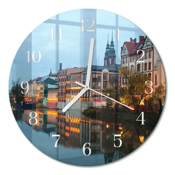 Redondo reloj de pared moderno Casco antiguo