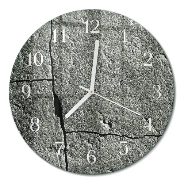 Redondo reloj de pared moderno Piedra natural