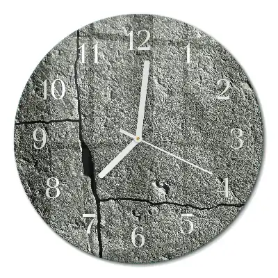 Redondo reloj de pared moderno Piedra natural