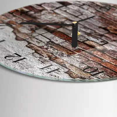 Reloj redondo pared Ladrillo