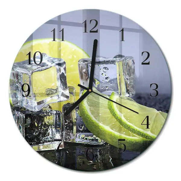 Reloj de pared moderno redondo Frutas cítricas