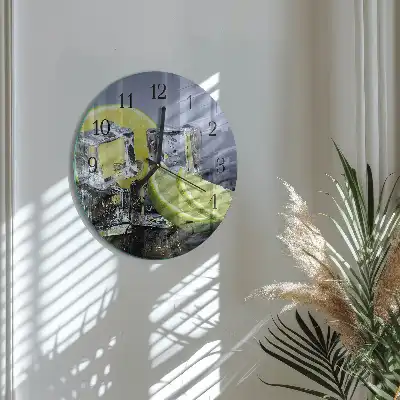 Reloj de pared moderno redondo Frutas cítricas