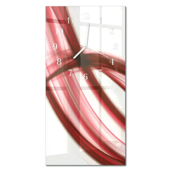Vertical reloj vertical de cristal Líneas abstractas