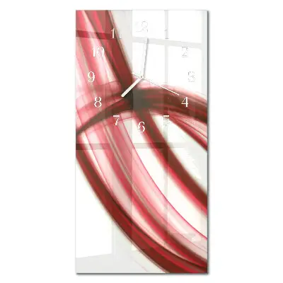 Vertical reloj vertical de cristal Líneas abstractas