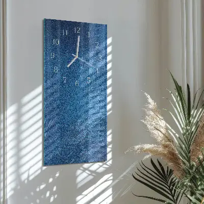 Vertical reloj de cristal Material
