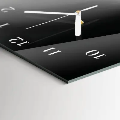 Vertical reloj de vidrio Teclas de piano