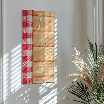 Vertical reloj de cristal Mesa