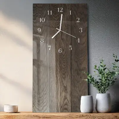 Vertical reloj vertical de cristal Lámina