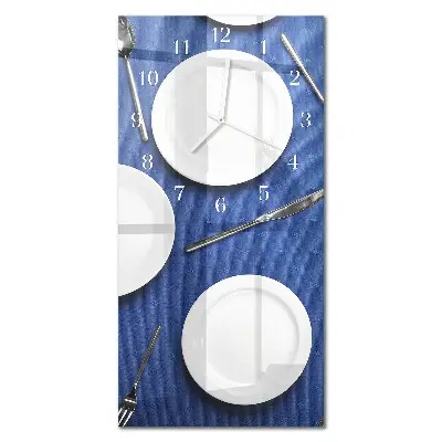 Vertical reloj de cristal Lámina