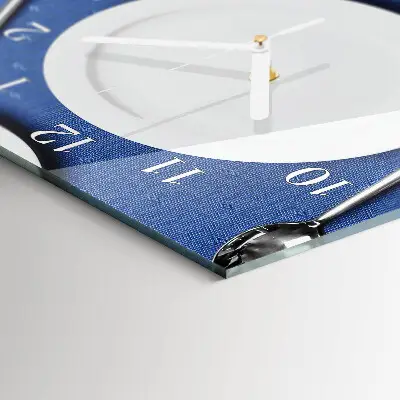 Vertical reloj de cristal Lámina