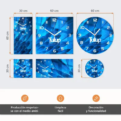 Vertical reloj vertical de cristal Patrón