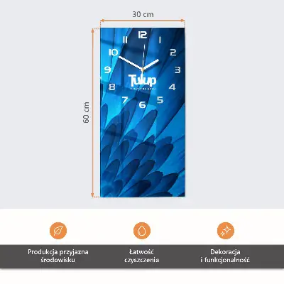 Vertical reloj vertical de cristal Patrón