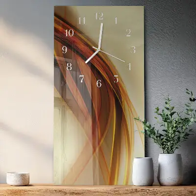 Reloj de vidrio vertical Patrón