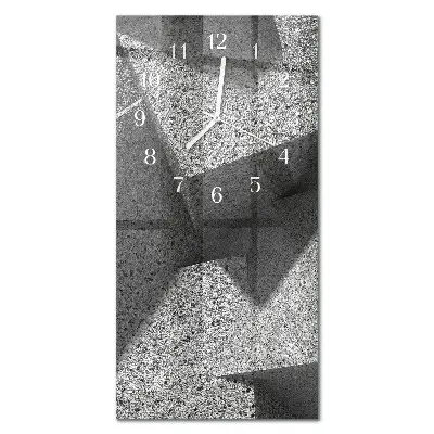 Reloj de vidrio vertical Mesa de mármol