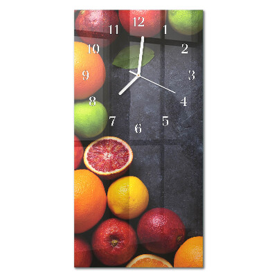 Vertical reloj de cristal Planta de cítricos