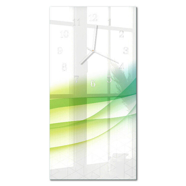 Reloj de vidrio vertical Patrón