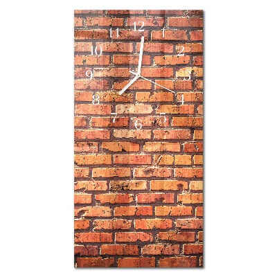 Reloj vertical Muro de ladrillo