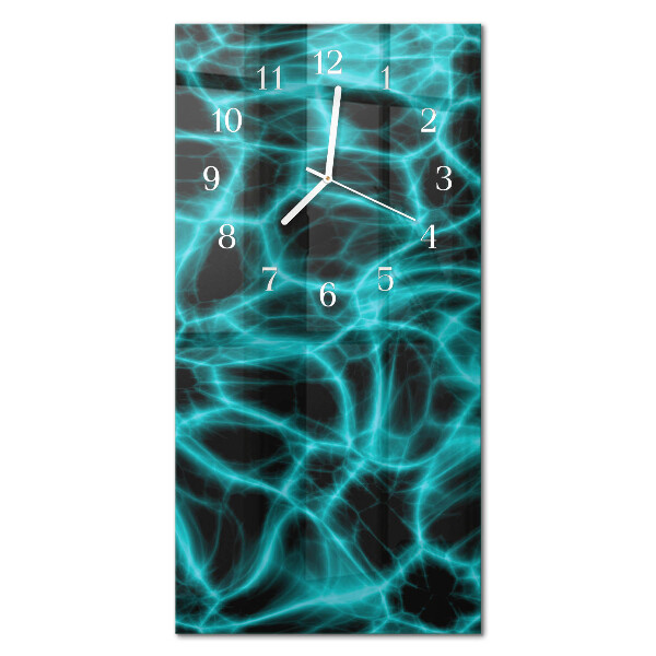Vertical reloj de vidrio Superficie del agua