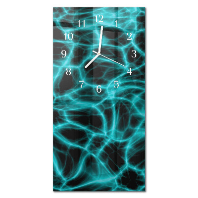Vertical reloj de vidrio Superficie del agua