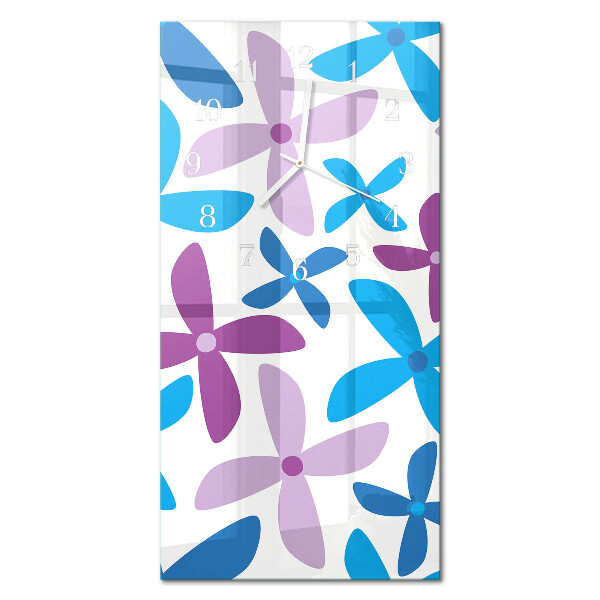 Reloj vertical Flores hawaianas