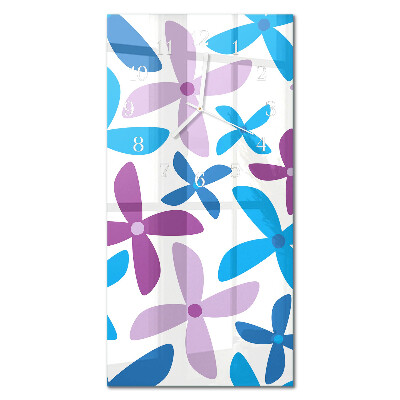 Reloj vertical Flores hawaianas