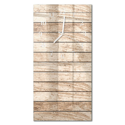 Vertical reloj vertical de cristal Madera