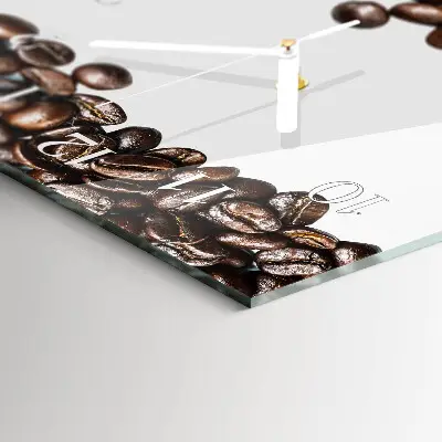 Horizontal reloj rectangular Materia prima de café