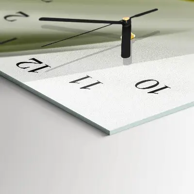 Vertical reloj de vidrio Líneas abstractas