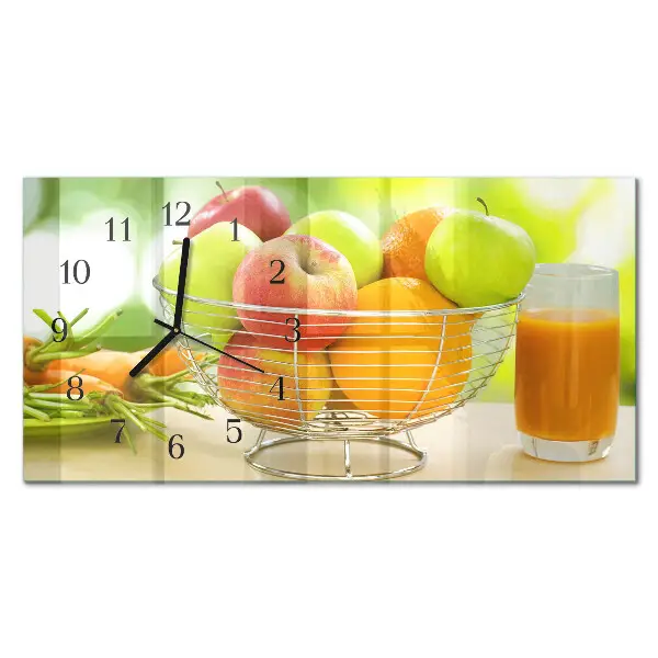 Reloj horizontal Frutas y néctar