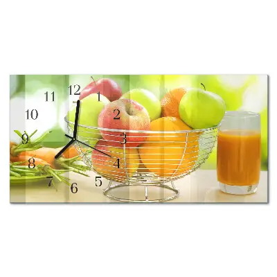 Reloj horizontal Frutas y néctar