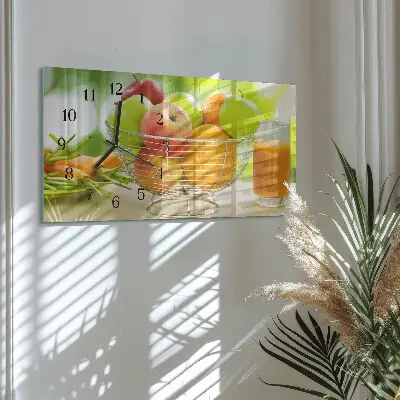 Reloj horizontal Frutas y néctar