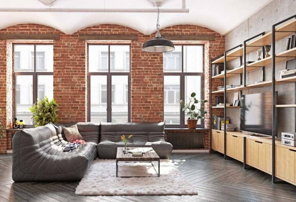 Salón estilo loft