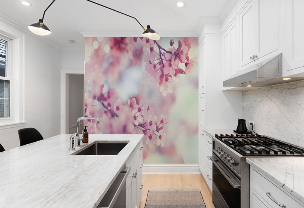 La pared de la cocina sin reformar