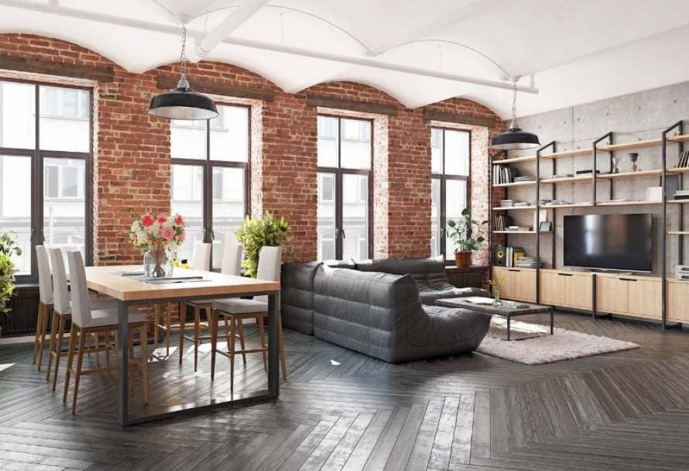 Salón estilo loft