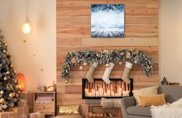 Diseño de interiores navideño: decoraciones prácticas