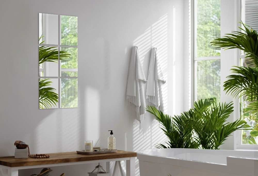 espejo para un baño pequeño