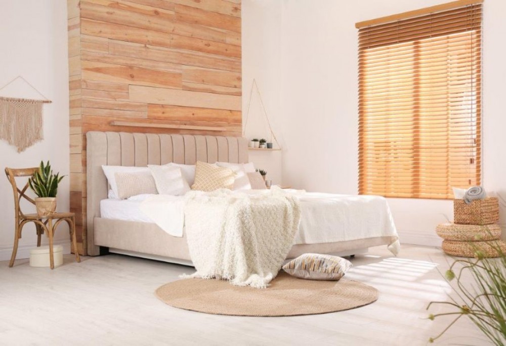 dormitorio en estilo escandinavo
